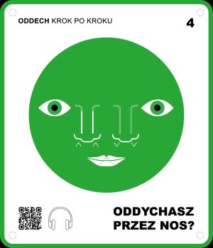 Ścieżka ODDECH KROK PO KROKU kody QR