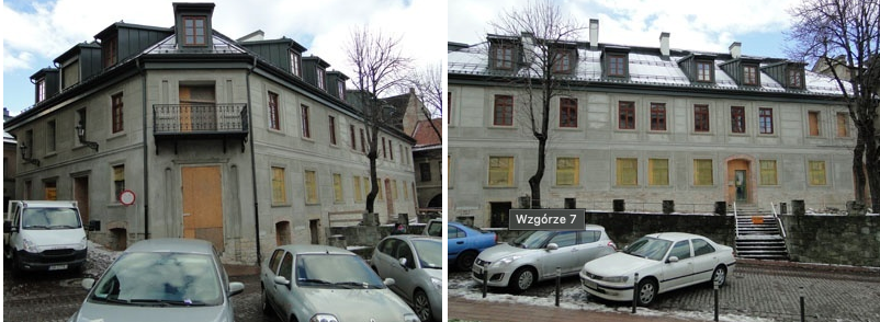 kamienica schody przed