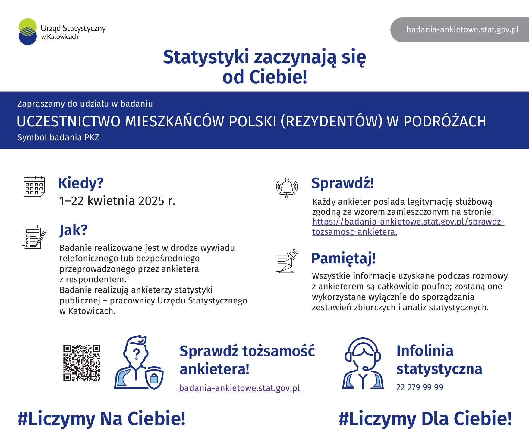 Grafika informująca o badaniu