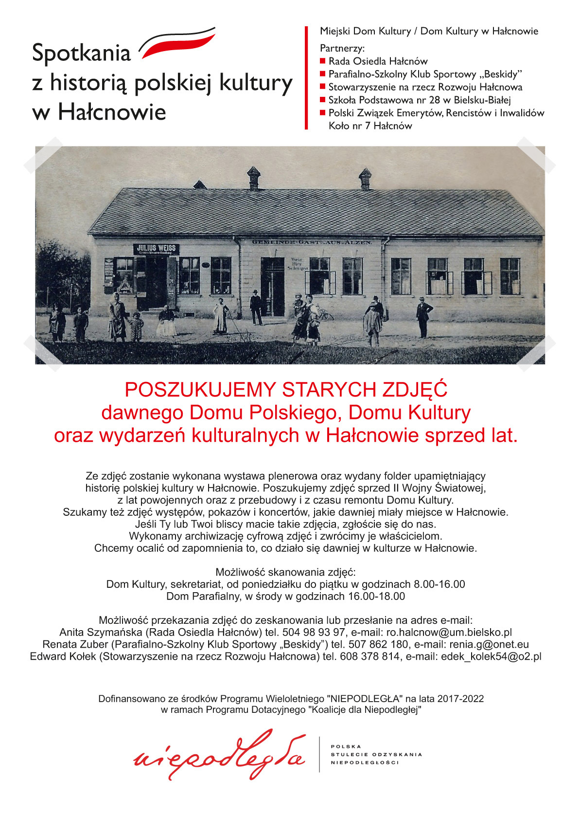 Plakat – zbiórka zdjęć