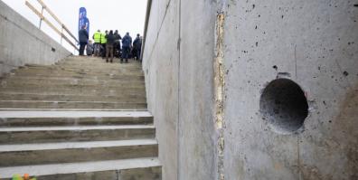 Wmurowano akt erekcyjny upamiętniający budowę ul. Cieszyńskiej 