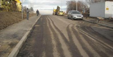 Budowa ul. Sarni Potok w Bielsku-Białej