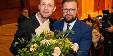 Zastępca prezydenta Adam Ruśniak i Adam Wrzesiński  