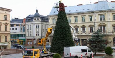 Świąteczne dekoracje na ulicach miasta