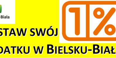 Przekaż 1 % dla organizacji pożytku publicznego!
