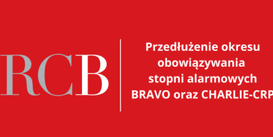 Przedłużenie stopni alarmowych CHARLIE-CRP i BRAVO