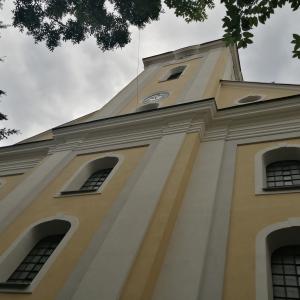 Korpus wieżowy po pracach renowacyjnych. 