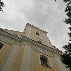 Korpus wieżowy po pracach renowacyjnych. 