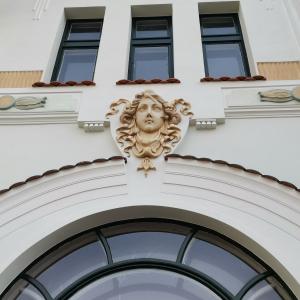 Detal sztukatorski po konserwacji. 