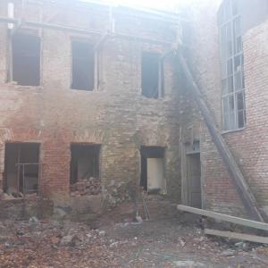 Kamienica przy ul. Orkana 20. Elewacja tylna od strony ul. Nad Niprem.