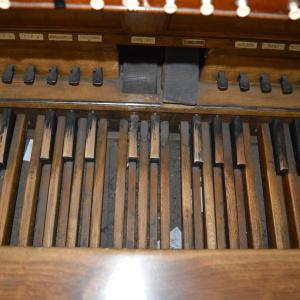 Klawiatura pedału - rzut z góry.