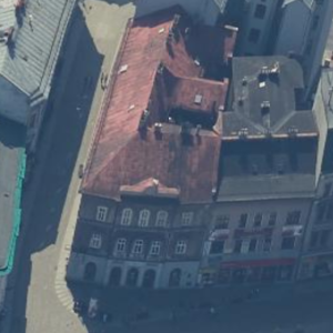 Ratuszowa 2, widok na dach z lotu ptaka.