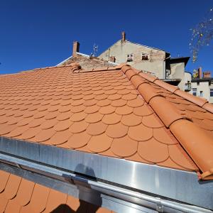 Cieszyńska 23a widok dachu po remoncie.