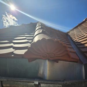 Cieszyńska 23a widok dachu od strony ogrodu po remoncie.