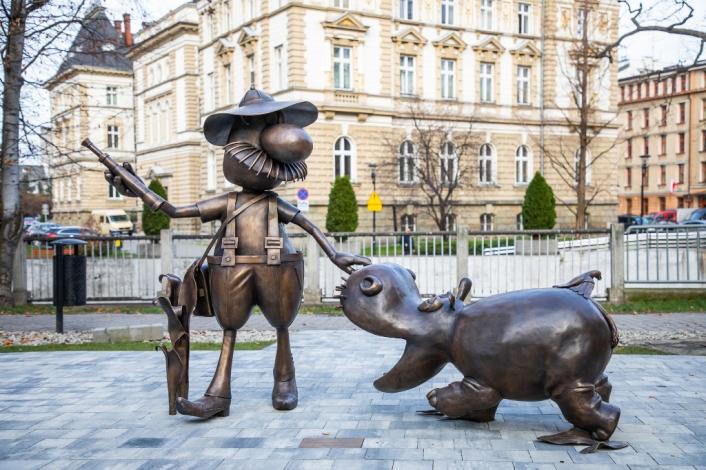 Pampalini i hipopotam na szlaku „Bajkowe Bielsko-Biała” 