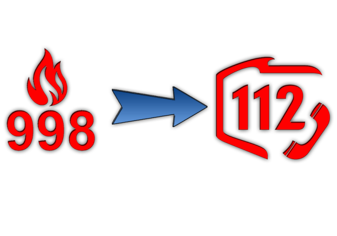 przełączenie 998 na 112