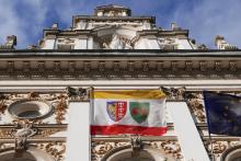 Flaga miasta, fot. Jacek Proszyk